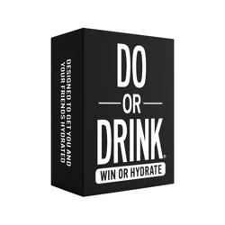 Do or Drink Win or Hydrate Game: Social & Language Skills Party Card Game for 3+ Players