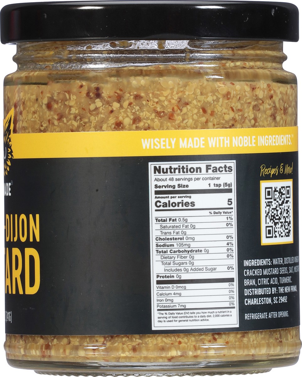 slide 9 of 13, Noble Made Coarse-Dijon Mustard 8.5 oz, 8.5 oz