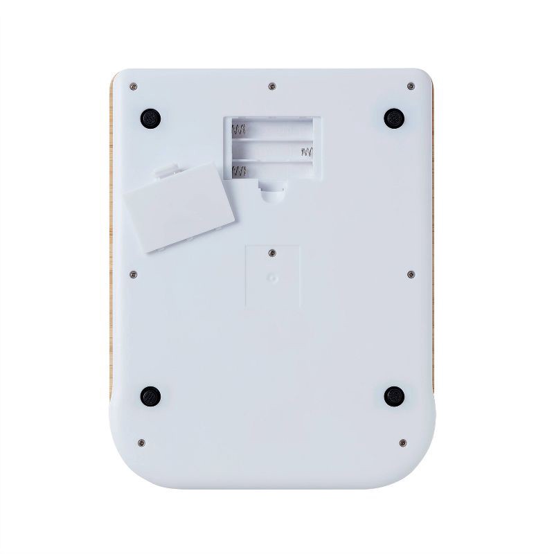 slide 11 of 11, Taylor Digital Kitchen 15lb Food Scale Eco-Friendly Bamboo, 15 lb