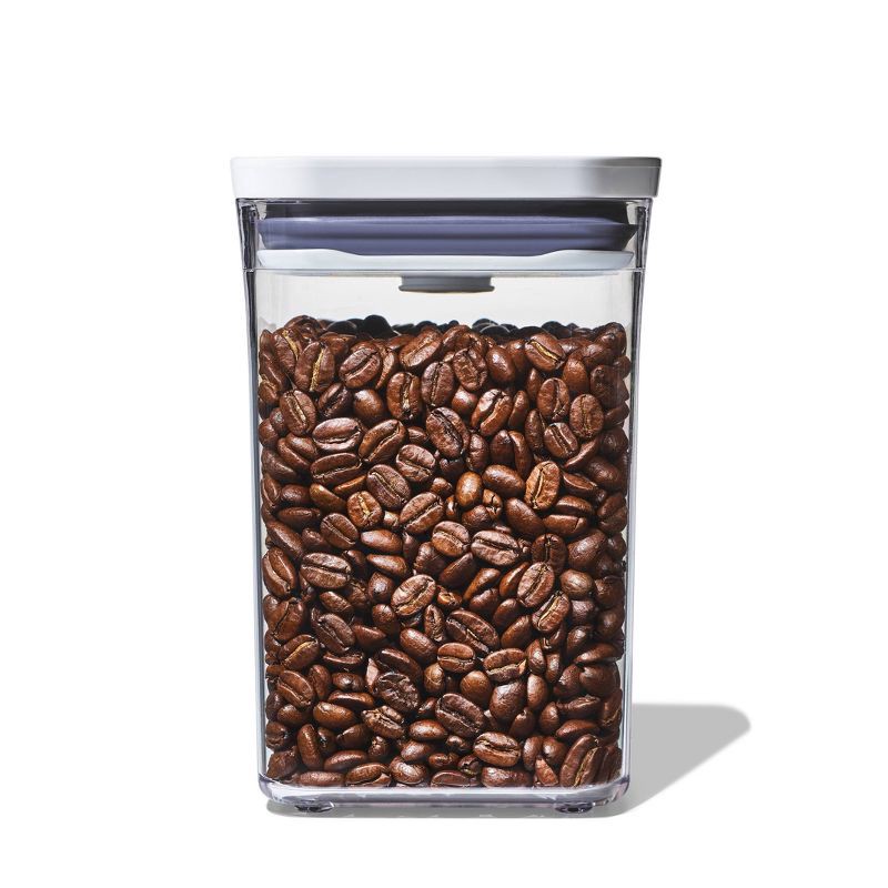 slide 9 of 10, OXO POP 3pc Plastic Food Storage Container Set Clear: Air Tight Seal, Dishwasher-Safe, Lifetime Warranty, 3 ct