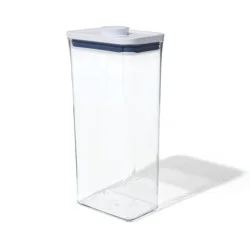 OXO POP 3.7qt Plastic Rectangle Airtight Food Storage Container Clear: Dishwasher-Safe, Cereal Storage