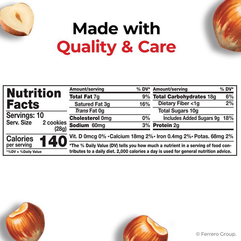 slide 2 of 8, Nutella Biscuits - 20ct/9.7oz, 20 ct, 9.7 oz