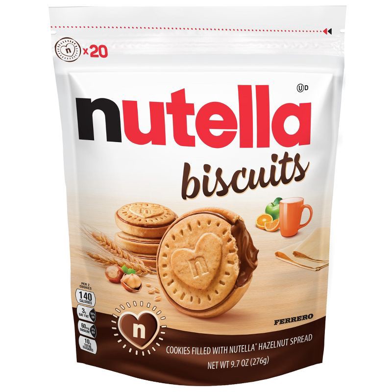 slide 7 of 9, Nutella Biscuits - 20ct/9.7oz, 20 ct, 9.7 oz