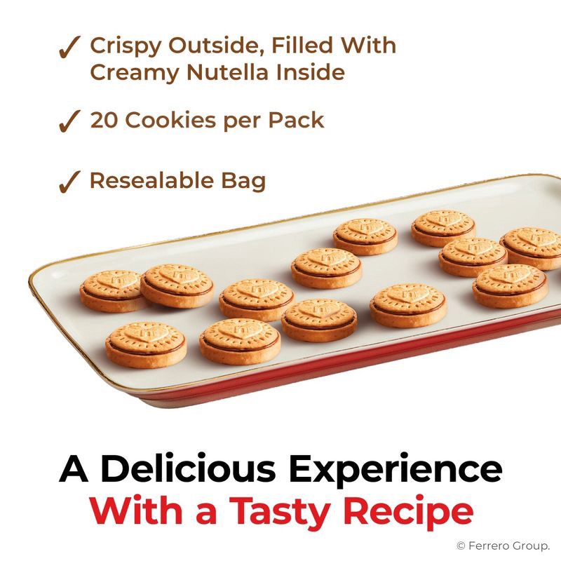 slide 7 of 8, Nutella Biscuits - 20ct/9.7oz, 20 ct, 9.7 oz