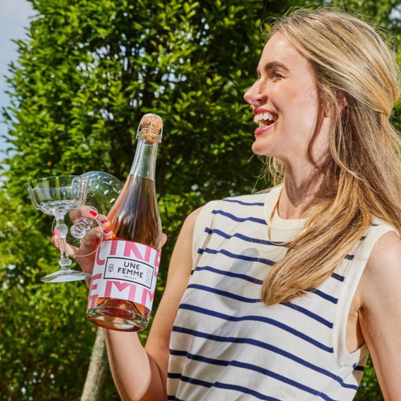 slide 4 of 8, Une Femme The Callie California Sparkling Rosé - 750ml Bottle, 750 ml