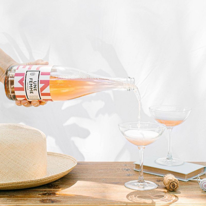 slide 5 of 8, Une Femme The Callie California Sparkling Rosé - 750ml Bottle, 750 ml