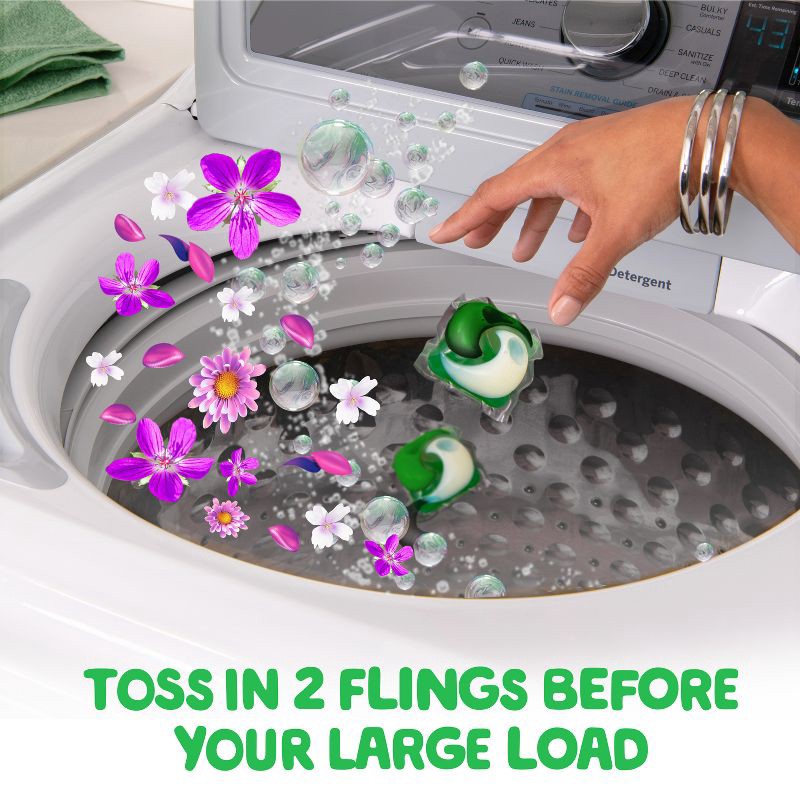 slide 8 of 13, Gain flings! Moonlight Breeze HE Deep Cleaning Concentrated Laundry Detergent Pods 76 Pacs - 51oz, 76 ct