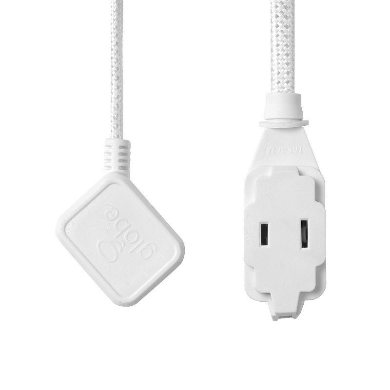 slide 2 of 4, Globe Electric 9' 3 Outlet Extension Cord White, 1 ct
