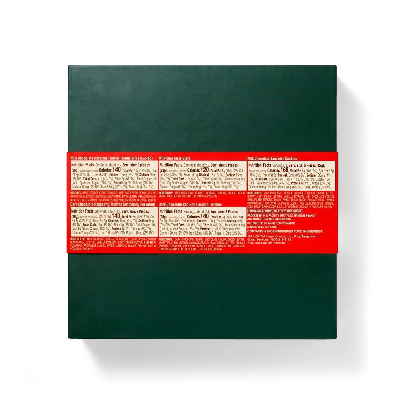 slide 2 of 3, Christmas 25 Days of Joy Assorted Indulgent Chocolates Advent Calendar - 10.4oz - Favorite Day™, 10.4 oz