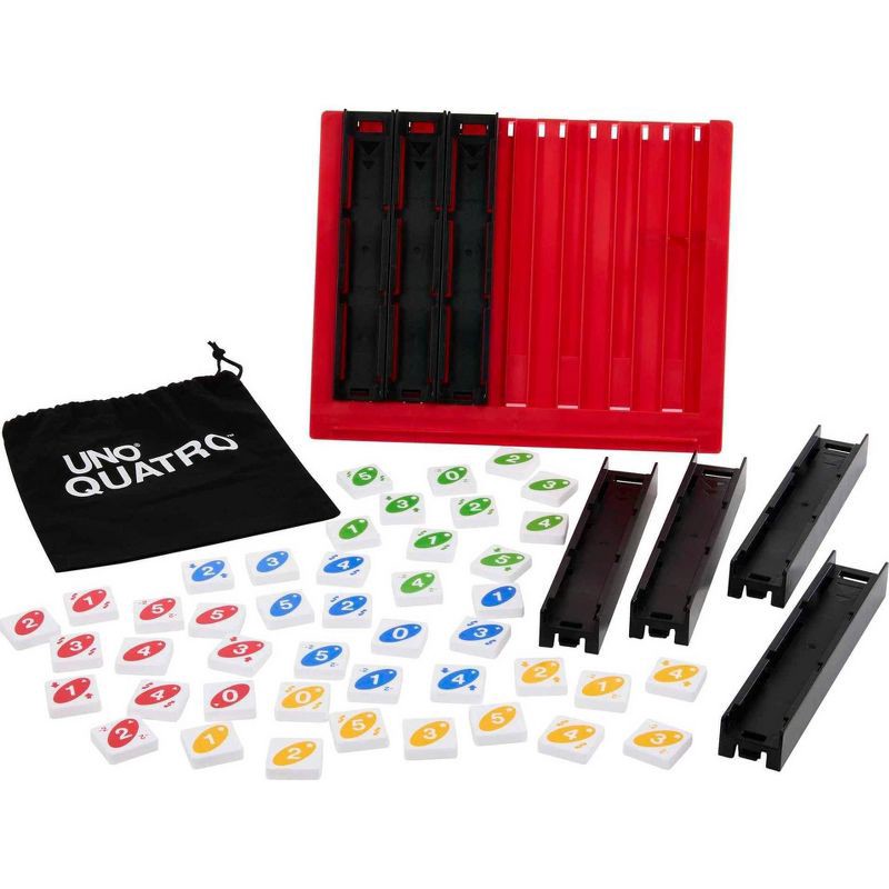 slide 6 of 6, UNO Quatro Game, Adult, Family and Game Night, 1 ct