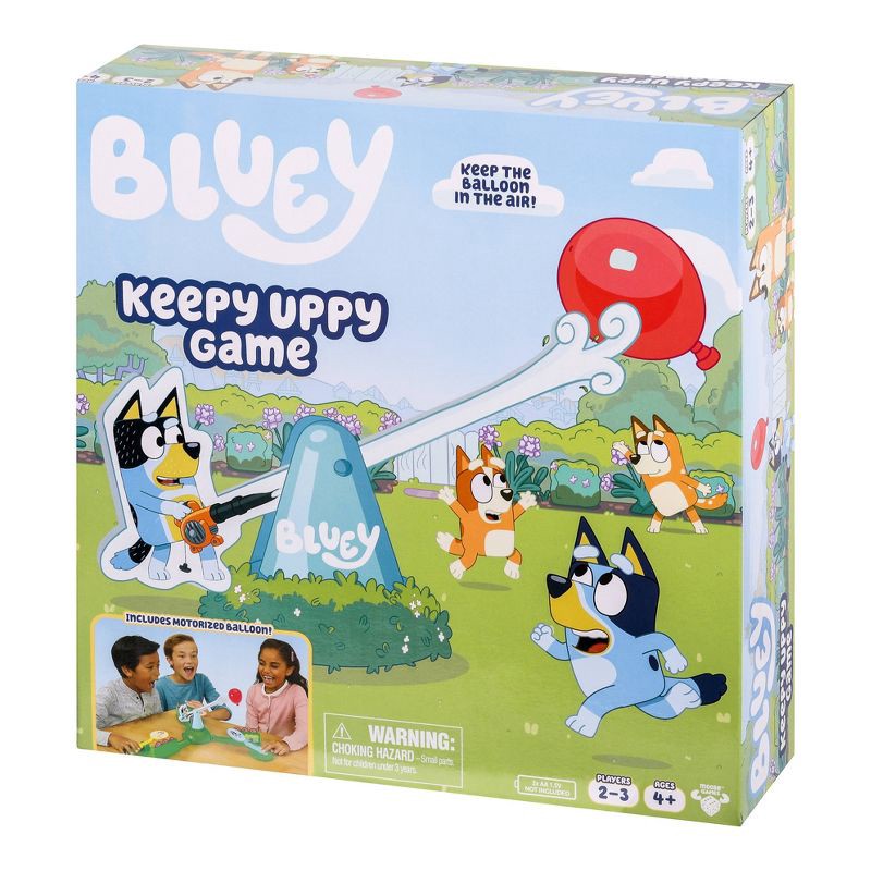 slide 9 of 14, Bluey Keepy Uppy Game: Educational Focus on Motor Skills, Action Board Game, 2-3 Players, Includes Tokens, 1 ct