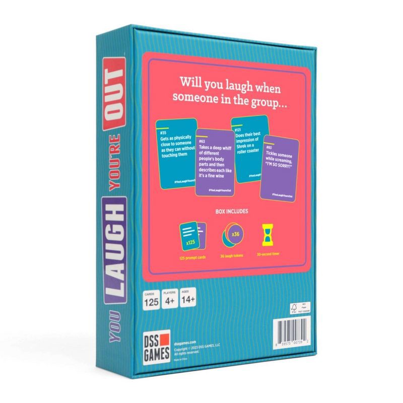 slide 3 of 8, DSS Games You Laugh You're Out Card Game, 1 ct