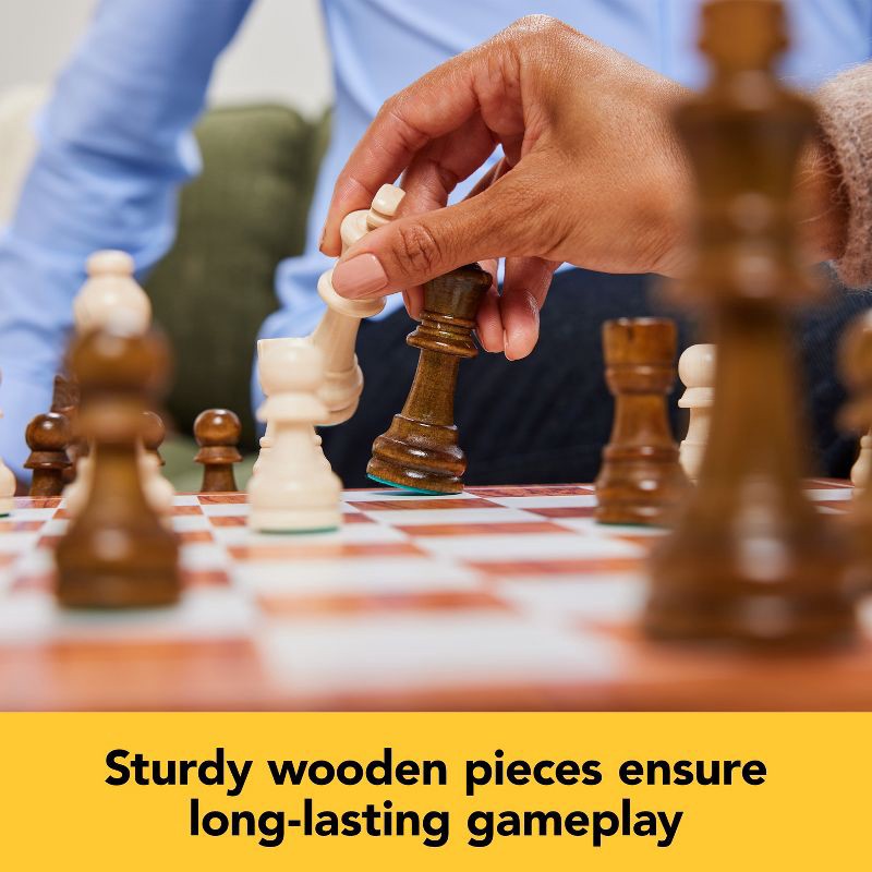 slide 3 of 7, Game Gallery Wood Chess Set Luxe Edition, 1 ct