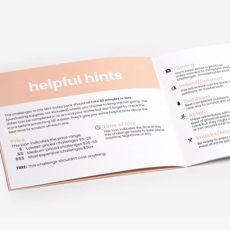 slide 5 of 7, The Adventure Challenge Couples Game Mini Dates, 1 ct