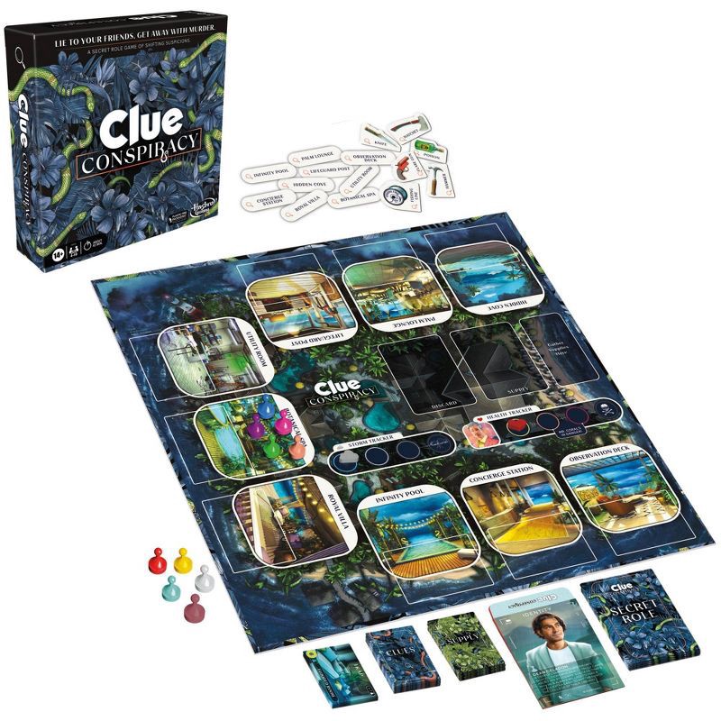 slide 3 of 12, Hasbro Gaming Clue Conspiracy Mystery Game, 1 ct