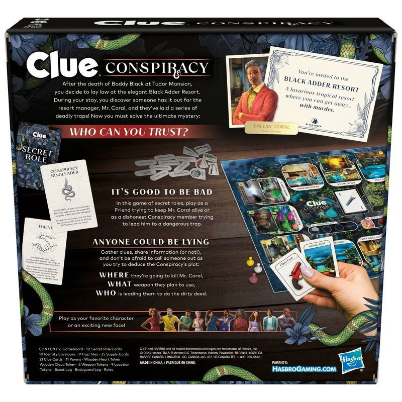 slide 7 of 12, Hasbro Gaming Clue Conspiracy Mystery Game, 1 ct