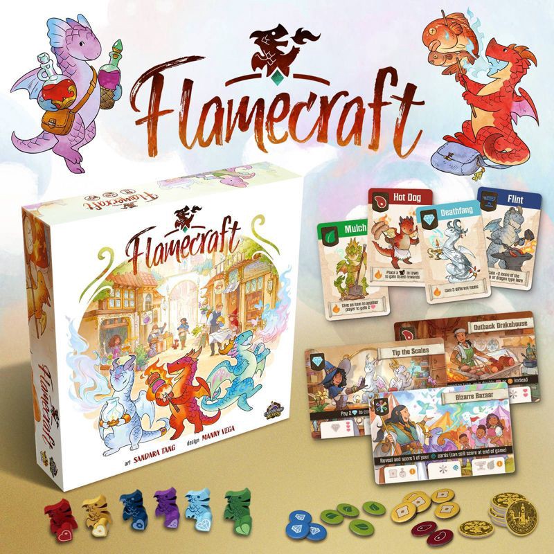 slide 4 of 9, Lucky Duck Games Flamecraft Board Game, 1 ct