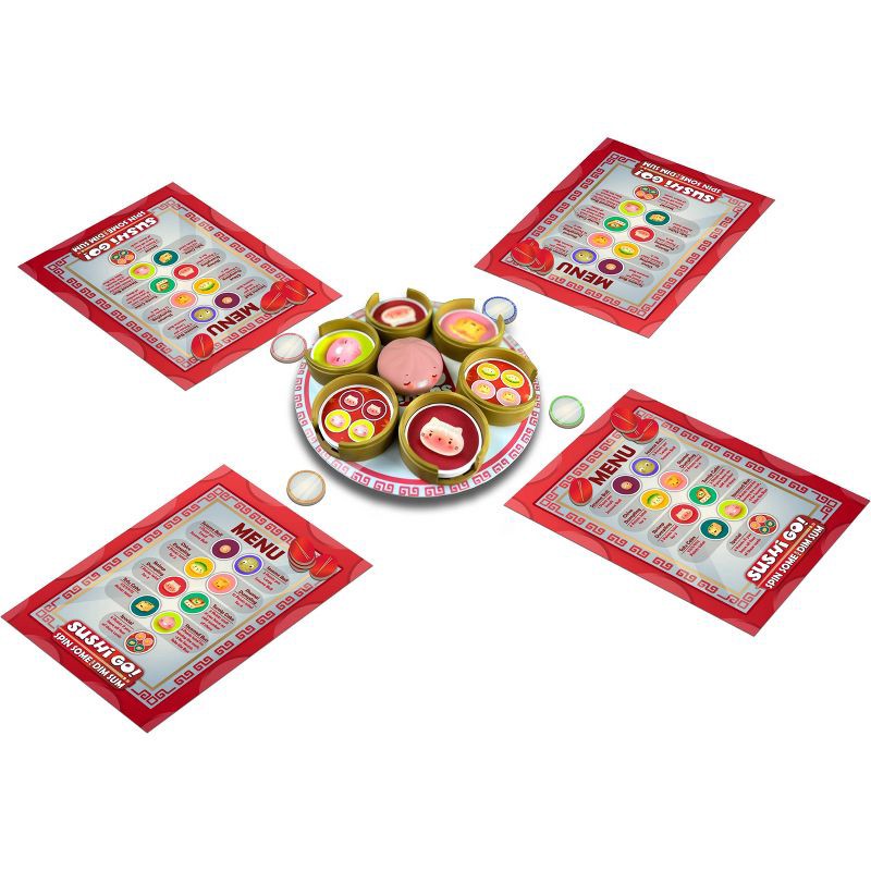 slide 7 of 9, Gamewright Sushi Go Spin Some for Dim Sum Board Game, 1 ct