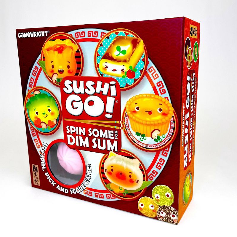 slide 1 of 9, Gamewright Sushi Go Spin Some for Dim Sum Board Game, 1 ct