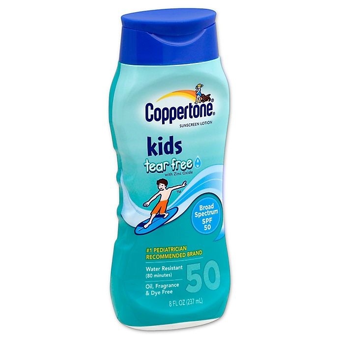 slide 1 of 1, Coppertone Kids Tear Free SPF 50 Sunscreen Lotion, 8 fl oz