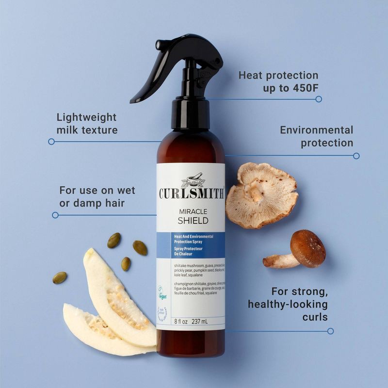 slide 2 of 6, CURLSMITH Miracle Shield Heat Protector - 8 fl oz - Ulta Beauty, 8 fl oz
