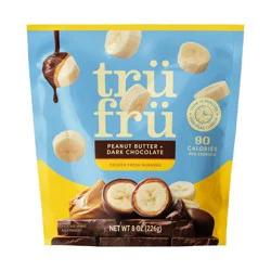 Tru Fru Bananas in Peanut Butter & Dark Chocolate - 8oz
