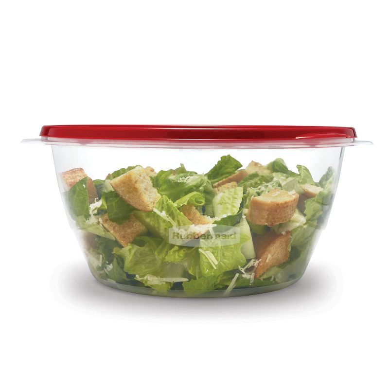 slide 3 of 8, Rubbermaid TakeAlong 15.7 Cup Plastic 2pk Serving Bowls Clear: Food Storage Containers, Microwave & Freezer Safe, 2 ct