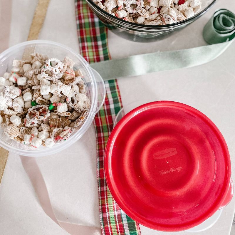 slide 6 of 8, Rubbermaid TakeAlong 15.7 Cup Plastic 2pk Serving Bowls Clear: Food Storage Containers, Microwave & Freezer Safe, 2 ct