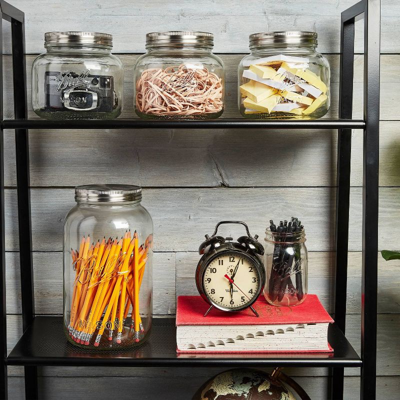 slide 7 of 9, Ball 1gal Glass Storage Jar Clear: Dishwasher-Safe, 11.26" Height, 4" Neck Diameter, 5.4 lbs, 1 gal, 5.4 lb