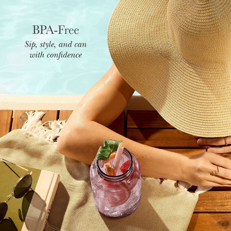 slide 15 of 15, Ball 32oz 4pk Glass Regular Mouth Mason Color Jar with Lid and Band Rose: Pink Canning Jars, Dishwasher-Safe, 4 ct; 32 oz