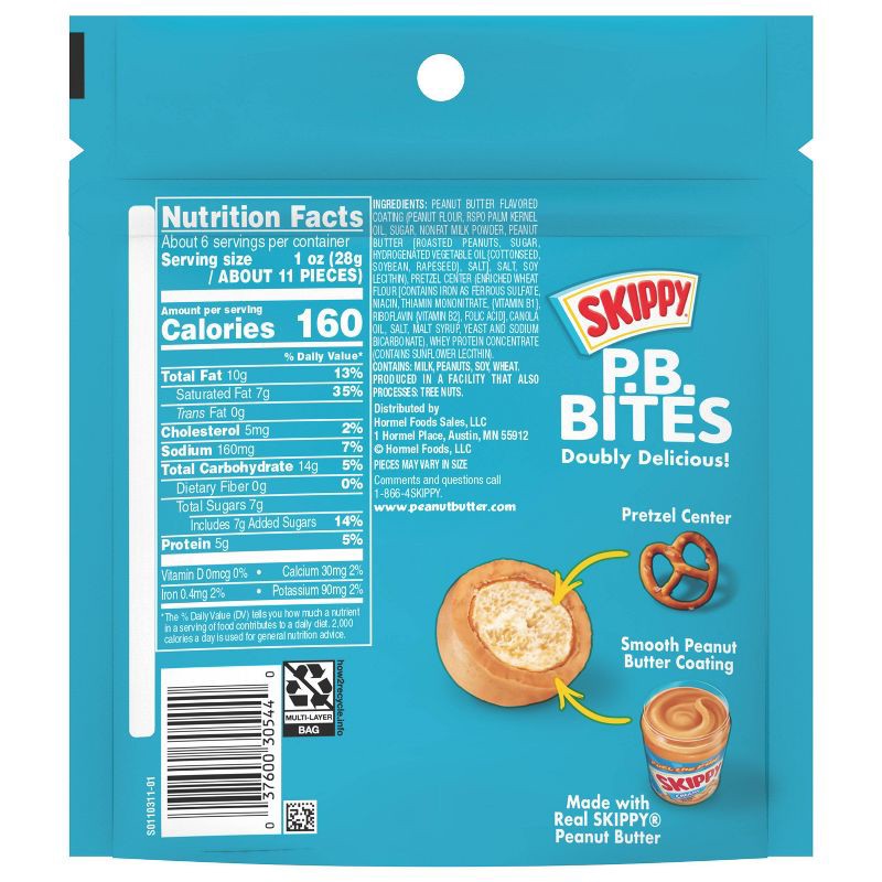 slide 4 of 8, Skippy Bites Pretzel - 6oz, 6 oz