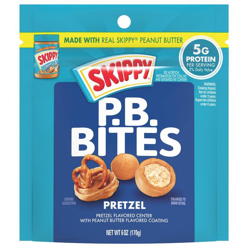 slide 1 of 8, Skippy Bites Pretzel - 6oz, 6 oz