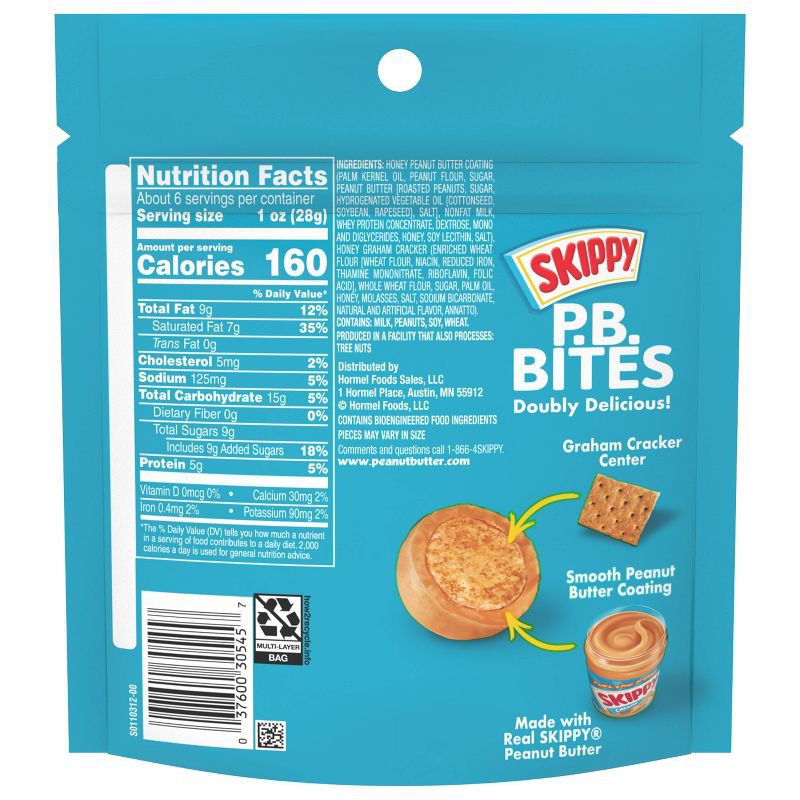 slide 2 of 6, Skippy Bites Graham - 6oz, 6 oz