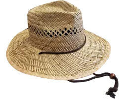 Midwest Men's Straw Hat Tan One Size Fits Most