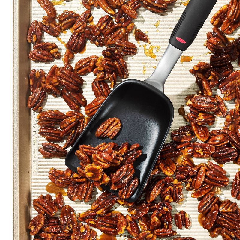 slide 6 of 8, OXO Nylon Sheet Pan Scoop Black, 1 ct