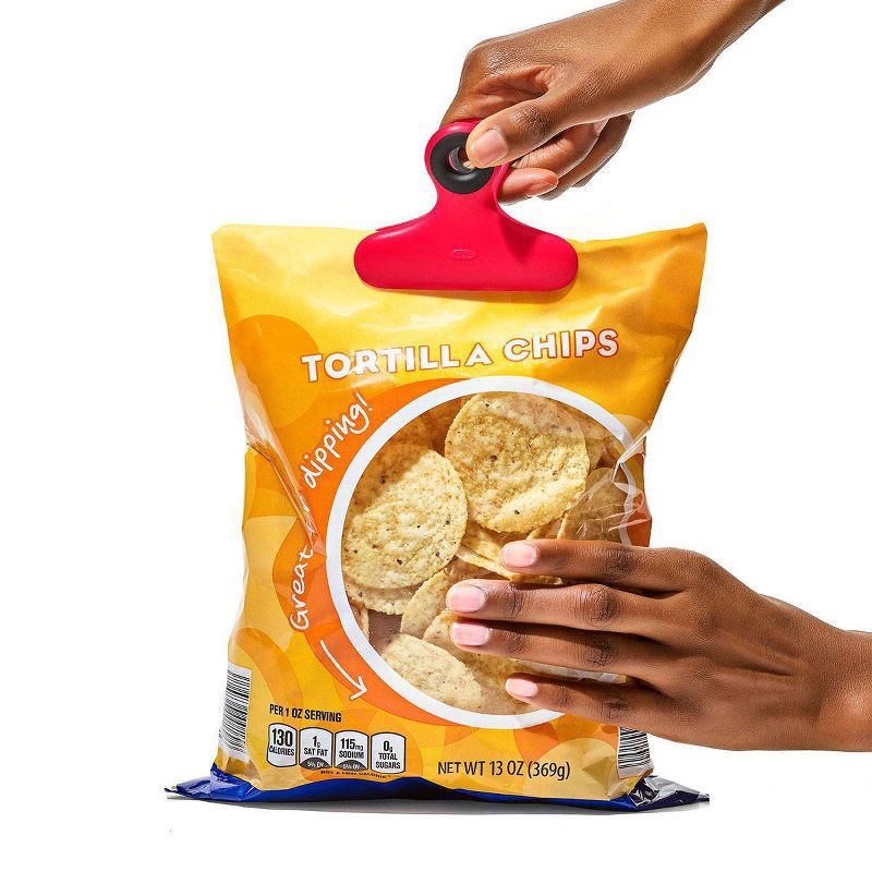 slide 14 of 21, OXO 7pc Plastic Bag Clips Set, 7 ct