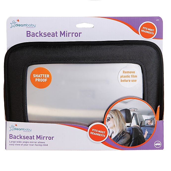 slide 2 of 9, Dreambaby Backseat Mirror - Black, 1 ct