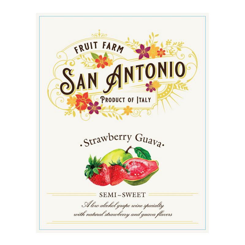 slide 3 of 8, San Antonio Winery San Antonio Fruit Farm Strawberry Guava - 750ml Bottle, 750 ml