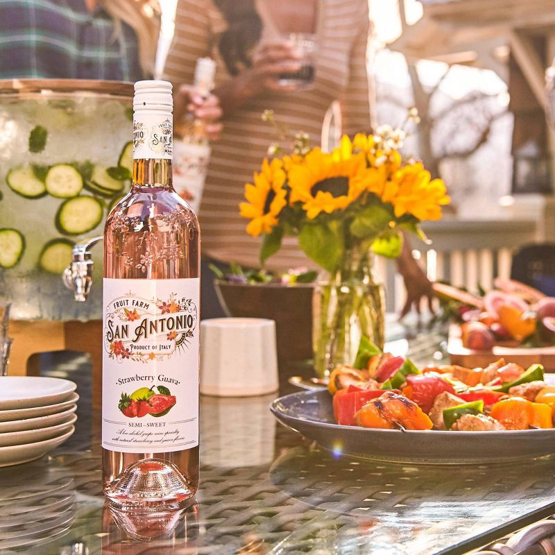 slide 6 of 8, San Antonio Winery San Antonio Fruit Farm Strawberry Guava - 750ml Bottle, 750 ml