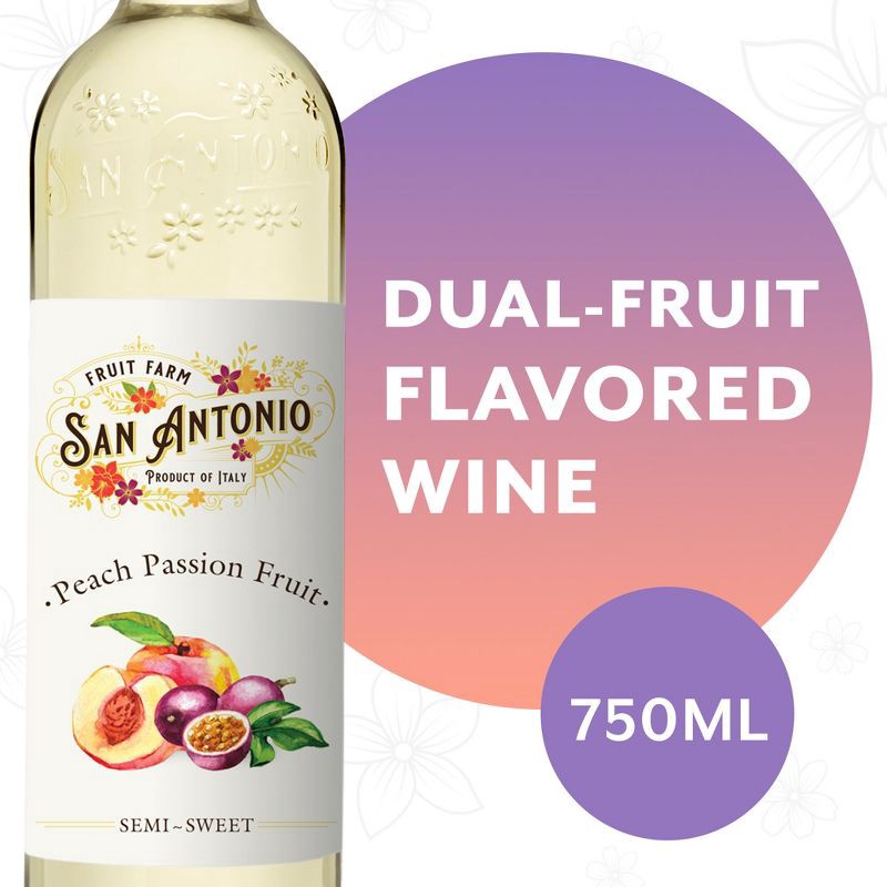 slide 2 of 8, San Antonio Winery San Antonio Fruit Farm Peach Passion Fruit - 750ml Bottle, 750 ml