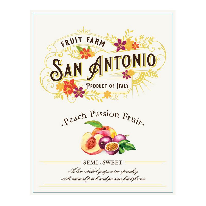 slide 3 of 8, San Antonio Winery San Antonio Fruit Farm Peach Passion Fruit - 750ml Bottle, 750 ml