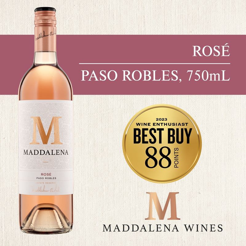 slide 4 of 7, Maddalena Rose Paso Robles - 750ml Bottle, 750 ml