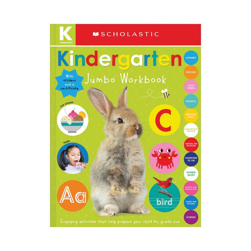 slide 1 of 1, Kindergarten Jumbo Workbook: Scholastic Early Learners (Jumbo Workbook) - (Paperback), 1 ct
