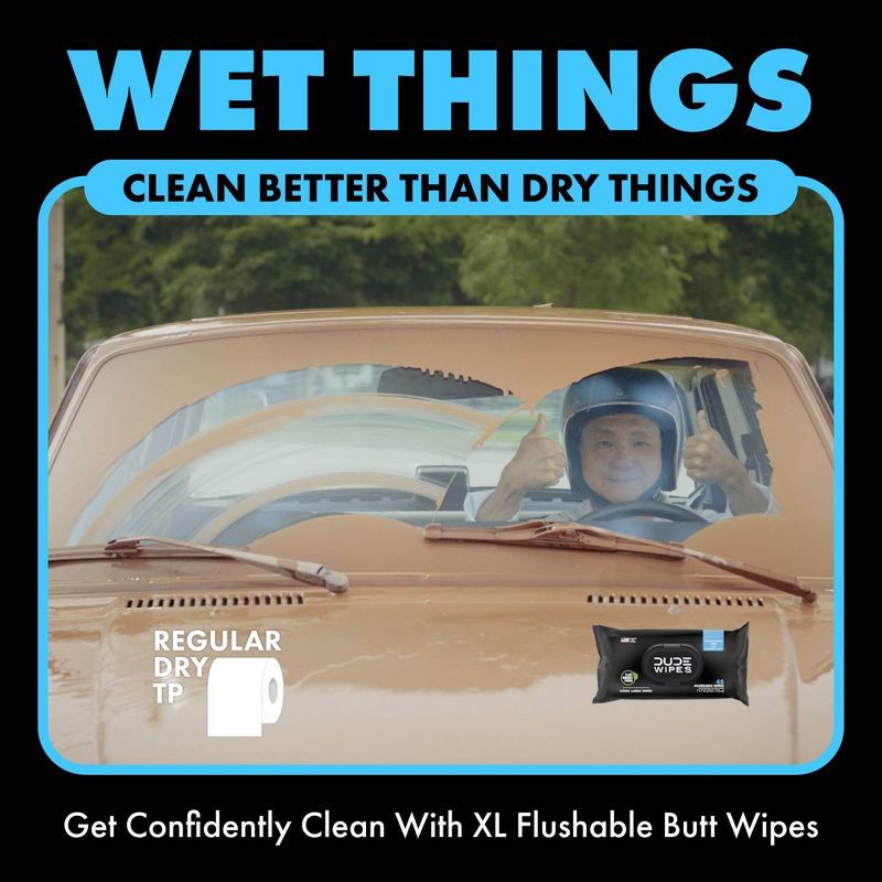 slide 7 of 8, Dude Wipes Fragrance Free On-The-Go Flushable Personal Wipes - 30ct, 30 ct