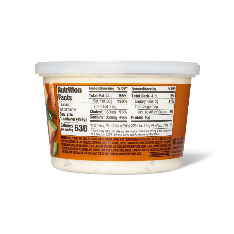 slide 3 of 3, Baked Potato Soup with Uncured Bacon - 16oz - Good & Gather™, 16 oz