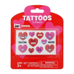 Mello Smello Heart Faces Tattoo