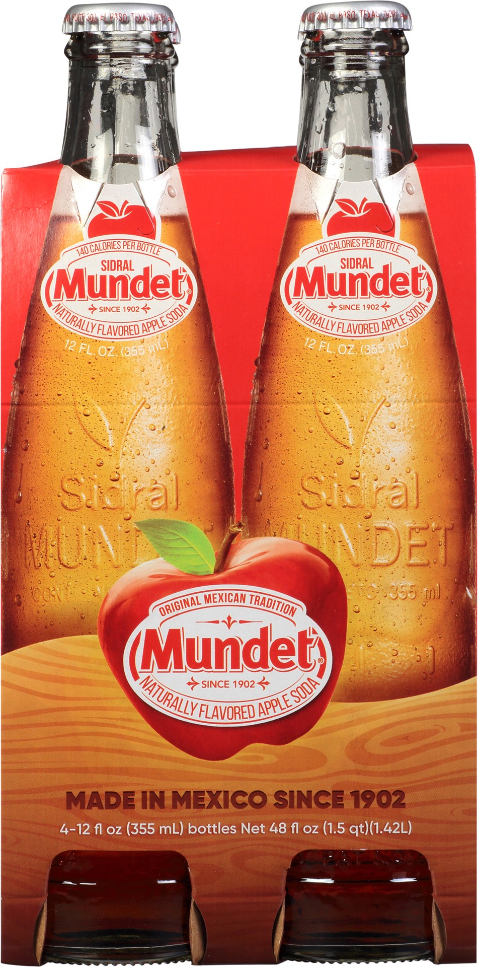 slide 1 of 11, Sidral Mundet Apple Soda, 4 ct