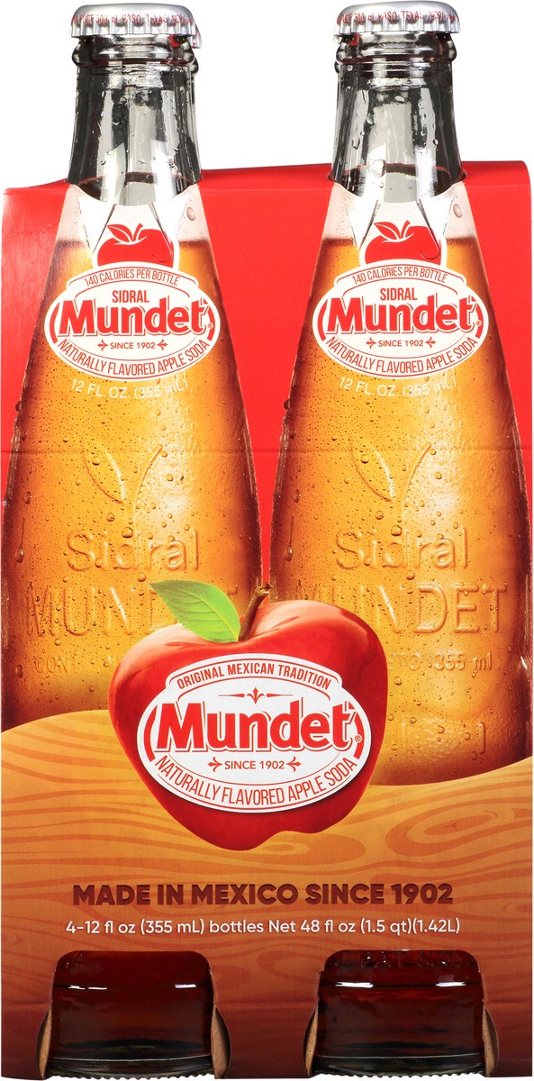 slide 8 of 11, Sidral Mundet Apple Soda - 4 ct, 4 ct