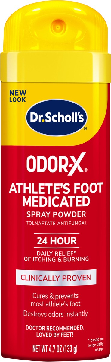 slide 3 of 3, Dr. Scholl's Odor-X Antifungal Spray Powder, 4.7 oz