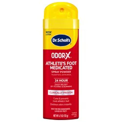 Dr. Scholl's Odor-X Athlete's Foot 24hr Medicated Spray Powder - 4.7 oz